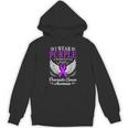 I Wear Purple In Memory Of My Dad Pancreatic Cancer Unisex Hoodie