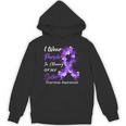 I Wear Purple In Memory Of My Sister Overdose Awareness Unisex Hoodie I Wear Purple In Memory Of My Sister Overdose Awareness Unisex Hoodie