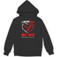 I Wear Red In My Memory Of My Dad Heart Disease Awareness Unisex Hoodie