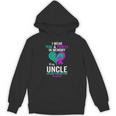 I Wear Teal And Purple In Memory Of My Uncle Mental Health Unisex Hoodie I Wear Teal And Purple In Memory Of My Uncle Mental Health Unisex Hoodie