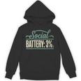 Women's Social Battery 3 Introvert Sarcasm Unisex Hoodie Women's Social Battery 3 Introvert Sarcasm Unisex Hoodie