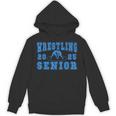 Wrestling Senior Night Wrestling Senior 2025 Graduation 44 Unisex Hoodie