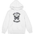 Anti-Social Butterfly Awkward Introvert Homebody Humor Unisex Hoodie