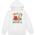 Back To School Checkered Book Pencil Groovy Teacher Student Unisex Hoodie Back To School Checkered Book Pencil Groovy Teacher Student Unisex Hoodie