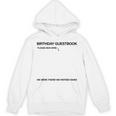 Birthday Guestbook Signable Memory Board Unisex Hoodie