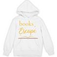 Books Are My Escape Simple Reading Quote Unisex Hoodie