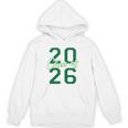 Class Of 2026 Graduation Varsity Green And On The Back Unisex Hoodie