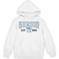 Class Of 2026 Senior 26 Coquette Bow Toile Preppy Graduation Unisex Hoodie