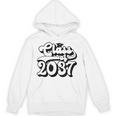 Class Of 2037 Senior Retro 2037 Grad Graduate Graduation Unisex Hoodie