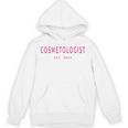 Cosmetologist Est 2024 Graduation Beauty School Cosmetology Unisex Hoodie