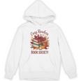 Cozy Readers Book Society Fall Autumn Floral Pumpkin Season Unisex Hoodie