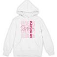 Cute Girls Women Class 2025 Graduation Senior Coquette Bow Unisex Hoodie