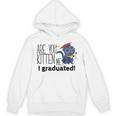 Cute Graduation Cat Masters High School T-Shirt For Men Women Kids Unisex Hoodie