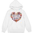 Cute Just A Girl Who Loves Books Heart Shape Reader Unisex Hoodie