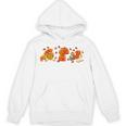 Cute Turkey Reading Book Librarian Bookworm Thanksgiving Men Unisex Hoodie