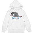 Disney Winnie The Pooh Introvert Eeyore Logo Unisex Hoodie