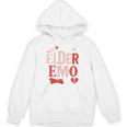 Elder Emo Retro Punk Typography Nostalgia Unisex Hoodie Elder Emo Retro Punk Typography Nostalgia Unisex Hoodie