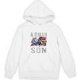 My Favorite Airman Calls Me Son Air Force Graduation Son Unisex Hoodie