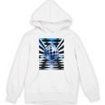 Frutiger Aero Aesthetic Tech Checkered Room Orb Sky Raglan Baseball Tee Unisex Hoodie