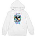 Frutiger Aero Aesthetic Tech Skull Computer Fishes Unisex Hoodie