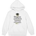 Graduation 2025 Degree Unlocked Adulting Still Loading Unisex Hoodie