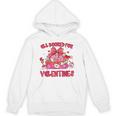 Groovy All Booked For Valentines Books Pink Coquette Bow Unisex Hoodie Groovy All Booked For Valentines Books Pink Coquette Bow Unisex Hoodie