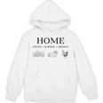 Home Stead School Grown Flowers Book Chicken Unisex Hoodie