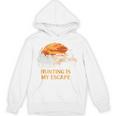 Hunting Is My Escape Introvert Hunter Antisocial Raglan Baseball Tee Unisex Hoodie
