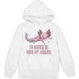 Id Rather Be With My Axolotl Salamander Introvert Unisex Hoodie Id Rather Be With My Axolotl Salamander Introvert Unisex Hoodie