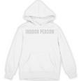 Indoor Person Hipster Sarcasm Introvert Social Distance Qu Unisex Hoodie