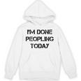 Introvert Design For Introverted Men And Women Unisex Hoodie