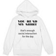 Introvert “You Read My Shirt” Tee T-Shirt Unisex Hoodie