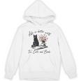 Life Better With 2 Cats Books Kitten Kitty Women Girls Kids Unisex Hoodie