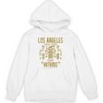 Los Angeles Hotrods Automotive Nostalgia Distressed Unisex Hoodie