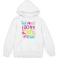 I Love The 90'S 90s Nostalgia Premium Tri-Blend Unisex Hoodie