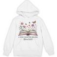 a New Chapter Begins Retired 2025 Floral Book Retirement Unisex Hoodie