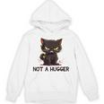 Not A Hugger Tee Angry Cat Sarcastic Cute Introvert Unisex Hoodie Not A Hugger Tee Angry Cat Sarcastic Cute Introvert Unisex Hoodie