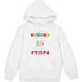 Nurse MSN Graduation Unicorn T-Shirt Nursing School Unisex Hoodie