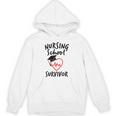 Nursing School Survivor Women Graduation RN Gift Shirt Unisex Hoodie