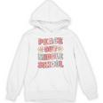 Peace Out Middle School Graduation Groovy Last Day Of School Unisex Hoodie