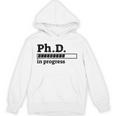 PhD In Progress Graduation Progress Bar Shirt Unisex Hoodie