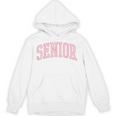 Preppy Varsity Pink Senior Graduation Unisex Hoodie