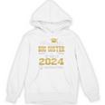 Proud Big Sister Of Two 2024 Graduate Class 2024 Graduation Premium Unisex Hoodie