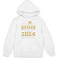 Proud Mom Of Two 2024 Graduate Class 2024 Graduation Family Premium Unisex Hoodie