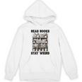 Read Books Stay Weird Book Lover Joke Introvert Reading Premium Unisex Hoodie