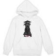 Russian Terrier Dog Graduation Cap Graduate Owner Grad Unisex Hoodie