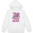 Senior 2026 Graduation Girls Coquette Pink Bow Class Of 2026 Premium Unisex Hoodie