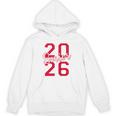 Senior 2026 Graduation Varsity Red Letters On The Back Unisex Hoodie