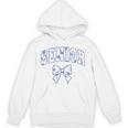 Senior Class Of 2026 Graduation Girly Floral Coquette Bow Unisex Hoodie