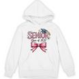 Senior Class Of 2027 Coquette Pink Bow Graduation 2027 Girls Unisex Hoodie
